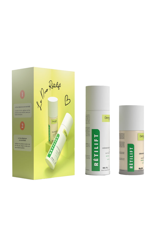 Sérum & crème régénérants anti-rides - Rétinol & niacinamide - Visage