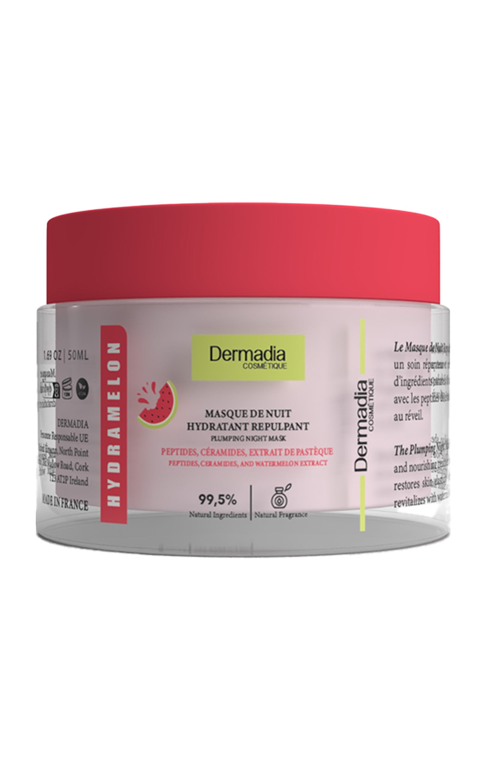 Masque de nuit repulpant - Peptides & céramides - Visage - 50 ml