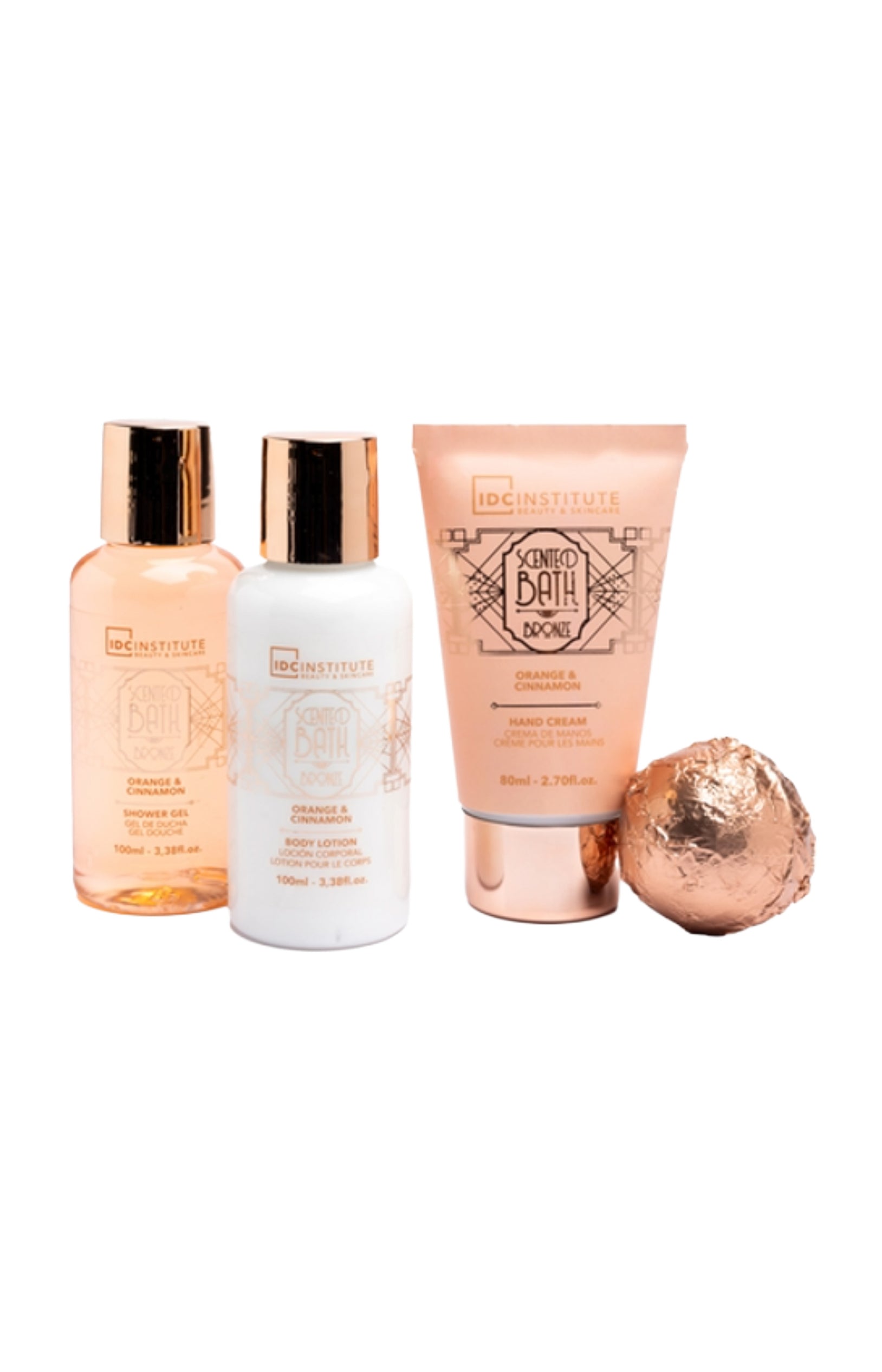 Coffret bain - Orange & cannelle - Corps - 4 produits