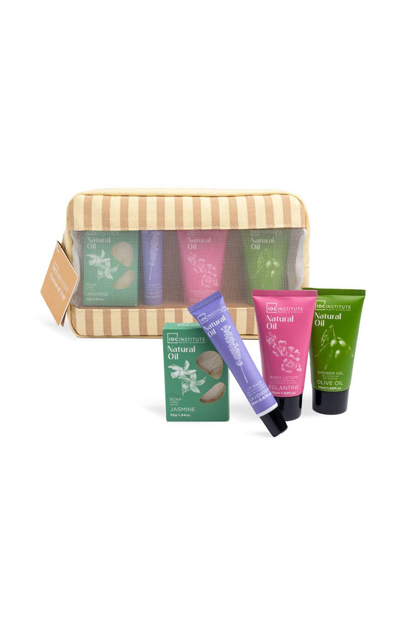 Trousse de toilette - Huiles naturelles - 4 produits
