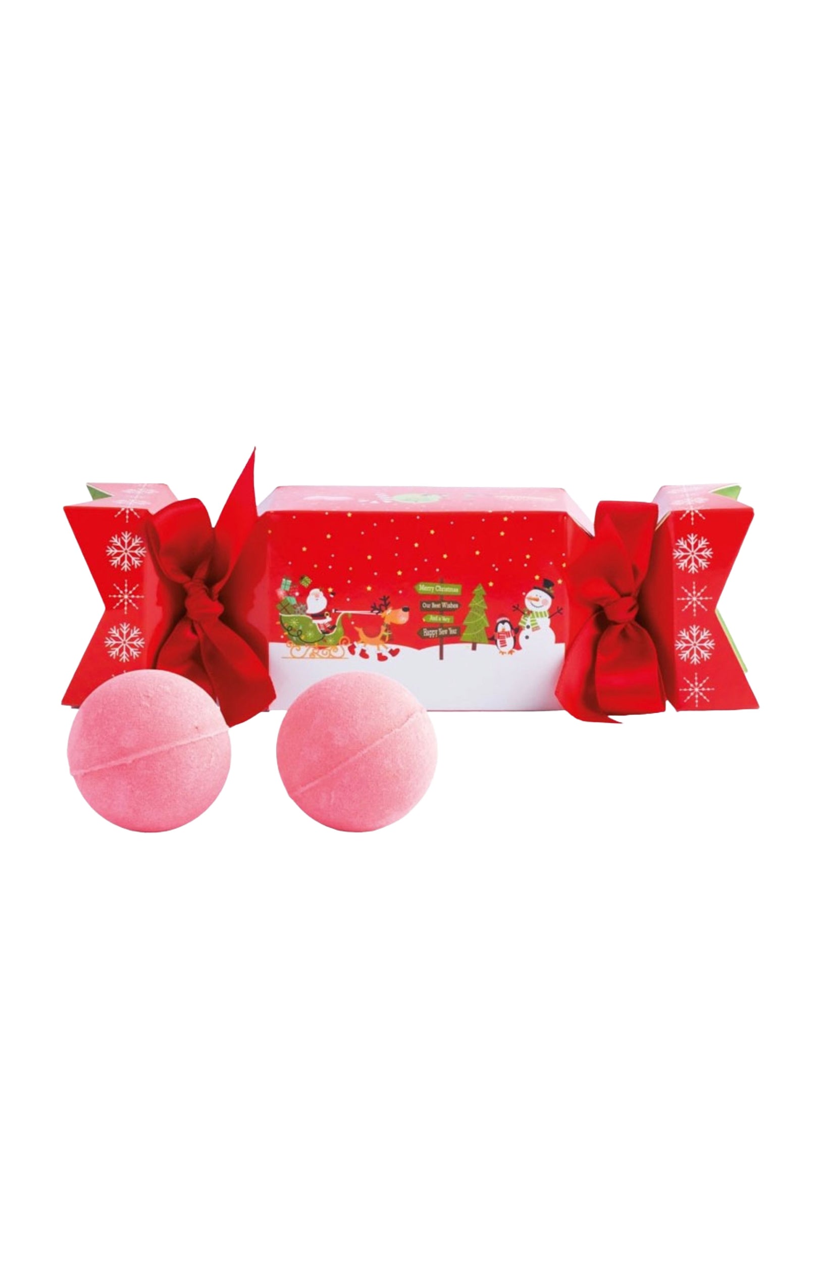 Coffret cracker boules de bain - Christmas - 2 x 70 g