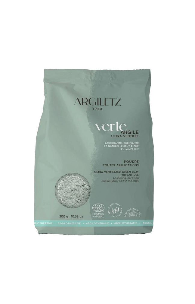 Argile verte ultra ventilée - Purifiante - 300 g