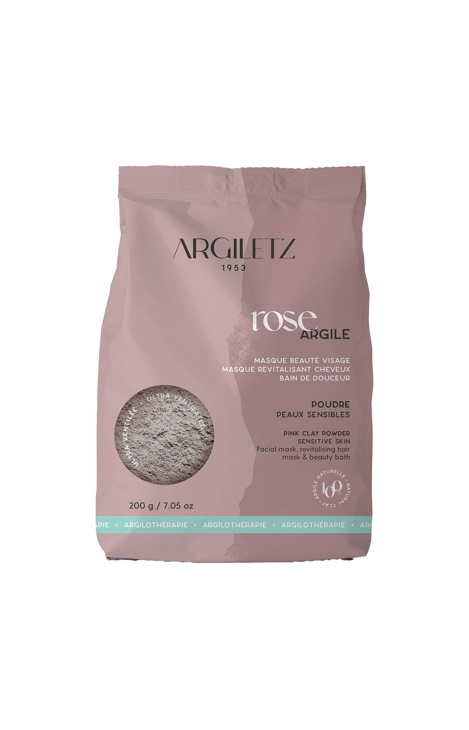 Masque argile jaune - Visage & cheveux - 200 g
