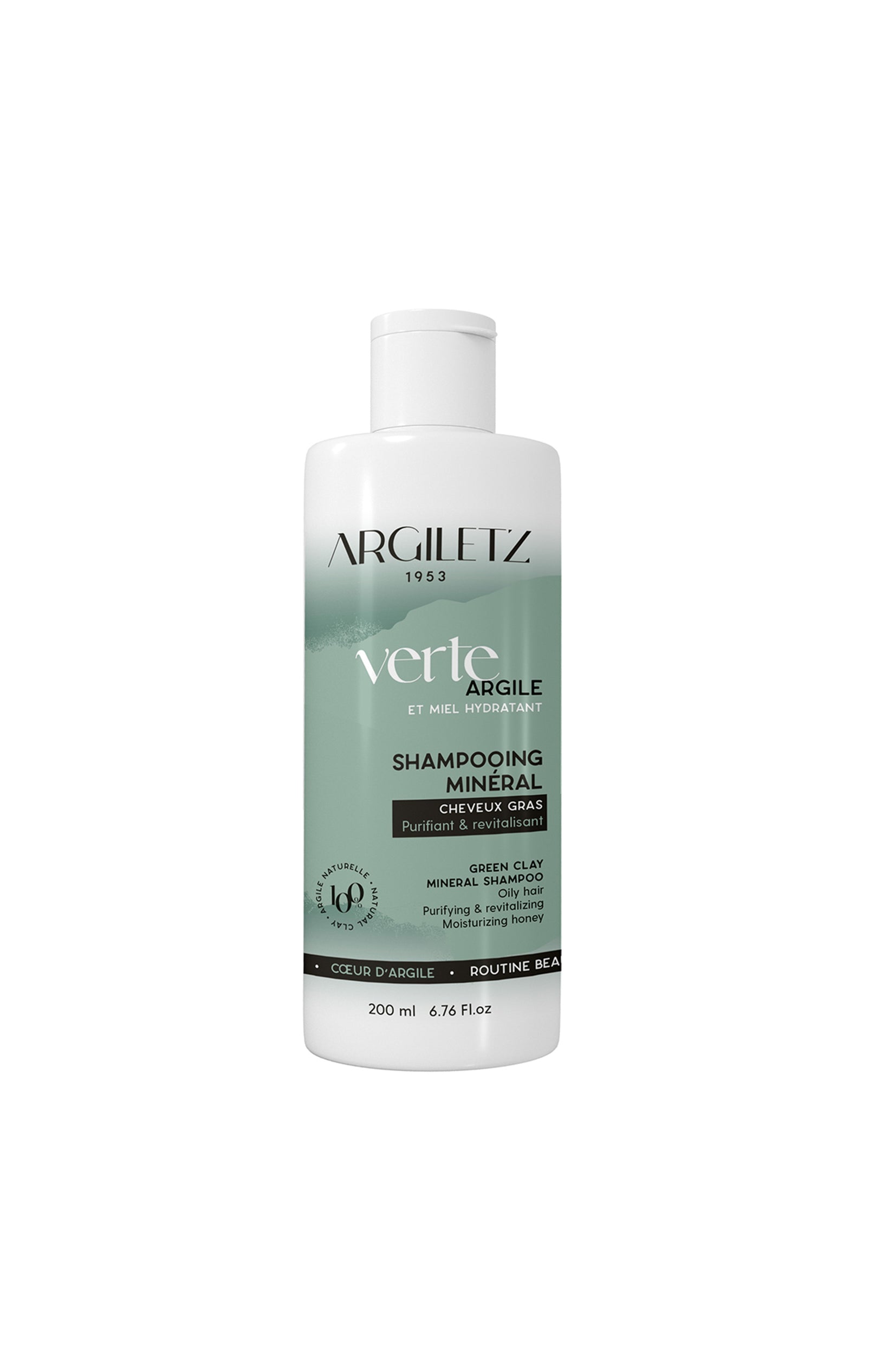 Shampoing purifiant - Argile verte & miel - Cheveux gras - 200 ml