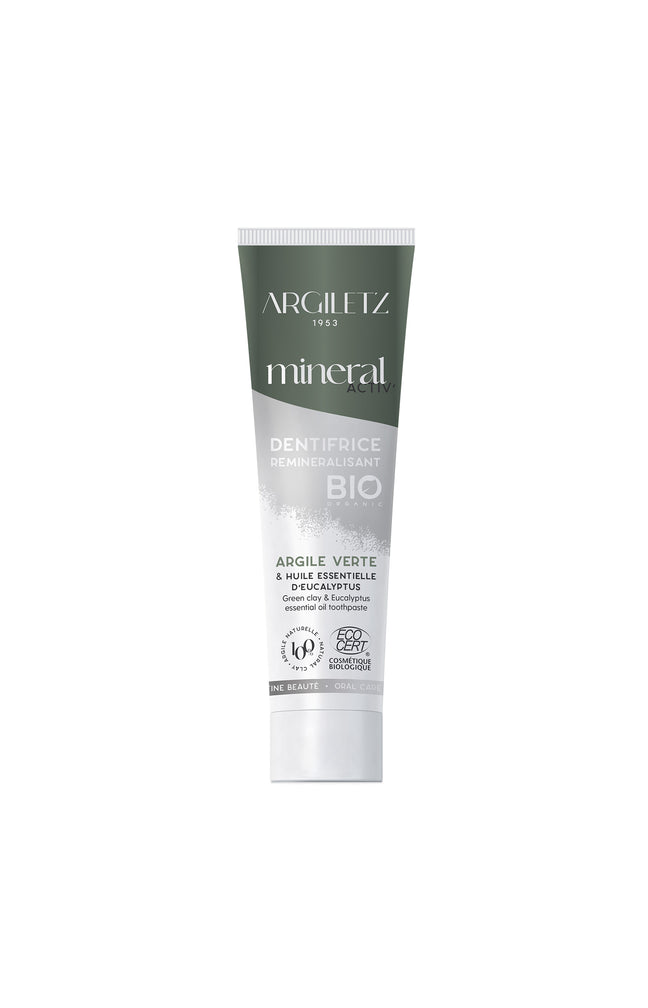 Dentifrice reminéralisant bio - Argile verte & eucalyptus - 75 ml
