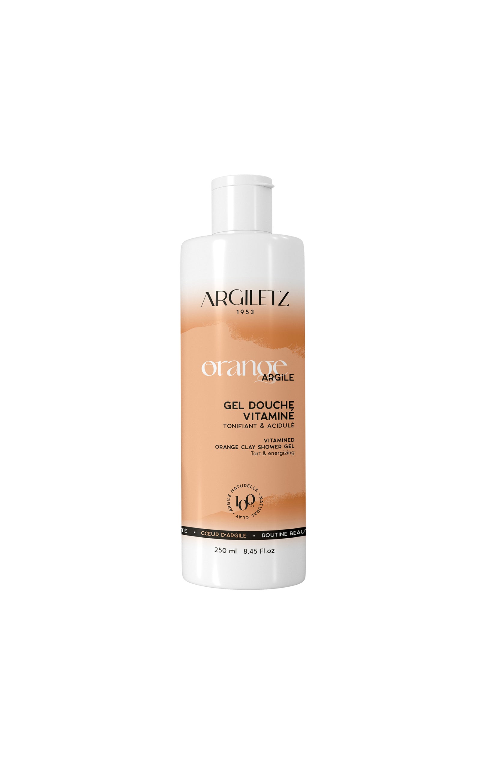 Gel douche vitaminé - Argile orange - 250 ml