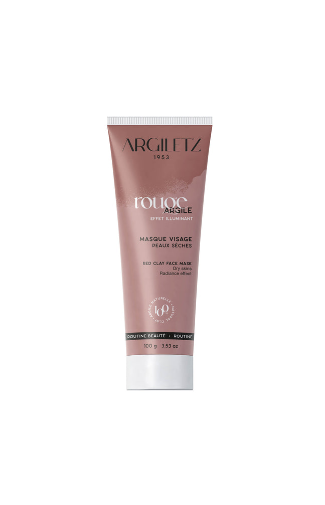 Masque visage illuminant - Argile rouge- Peaux sèches - 100 g