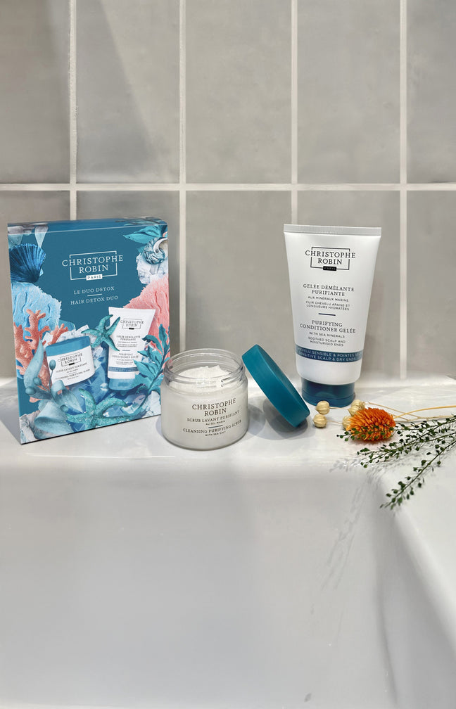Coffret duo détox - Scrub lavant & gelée démêlante - 2 produits