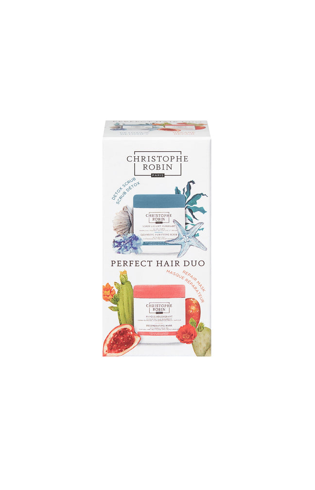 Routine duo cheveux parfaits - Scrub détox & masque régénérant - 2 produits