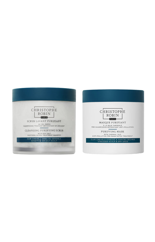 Scrub & masque purifiants - 2 produits - Christophe Robin