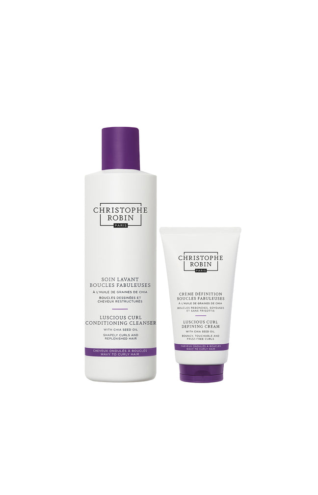 Routine soin des boucles - Huile de graines de chia - 2 produits