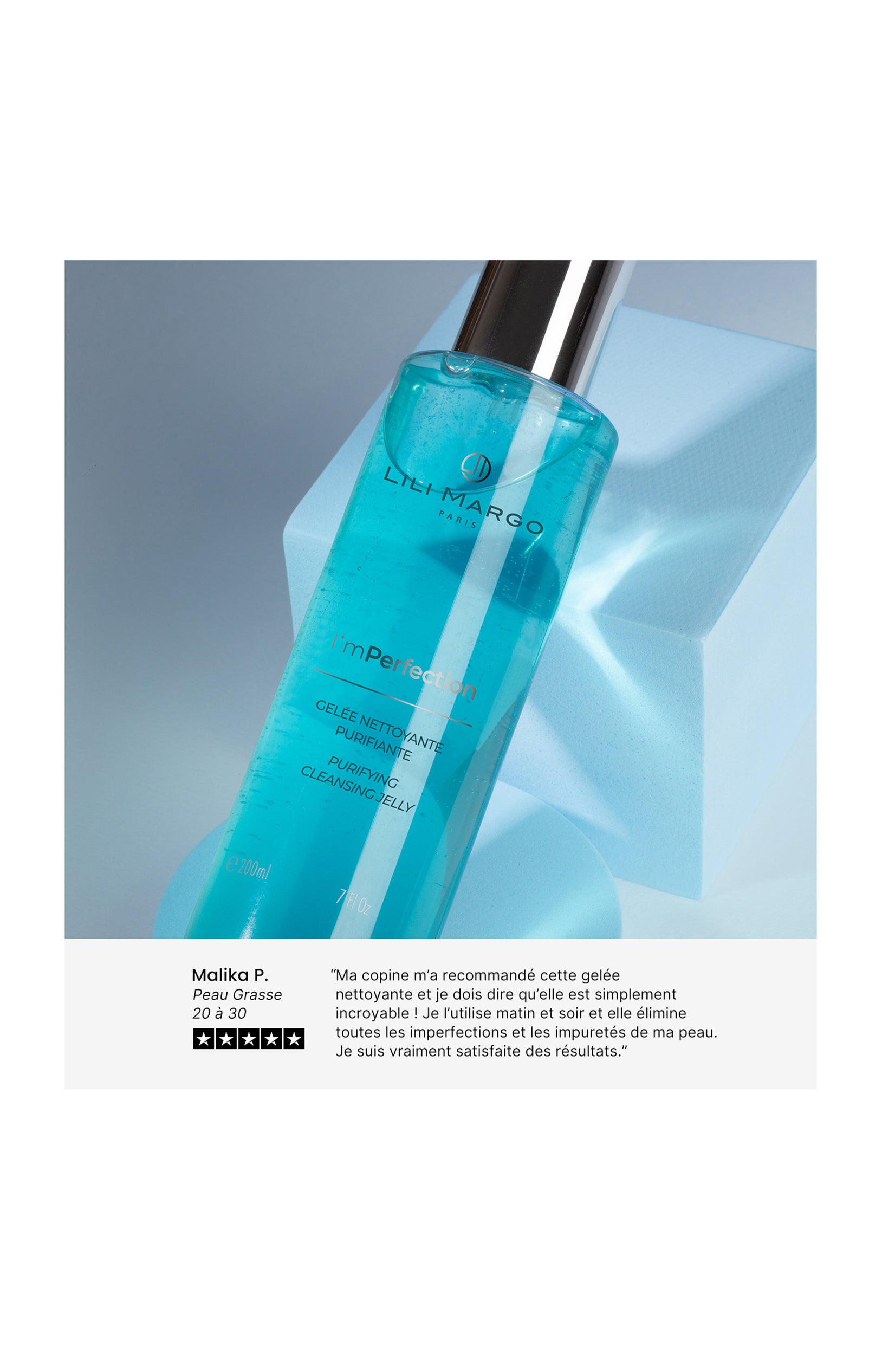 Gelée nettoyante purifiante - Niacinamide & zinc - I'm Perfection - Visage - 200 ml