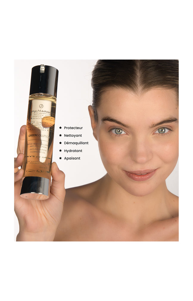 Huile démaquillante - Green Solution - Visage - 120 ml