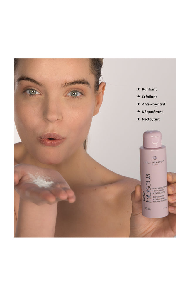 Poudre nettoyante & exfoliante - Niacinamide - So Hibiscus - Visage - 40 g