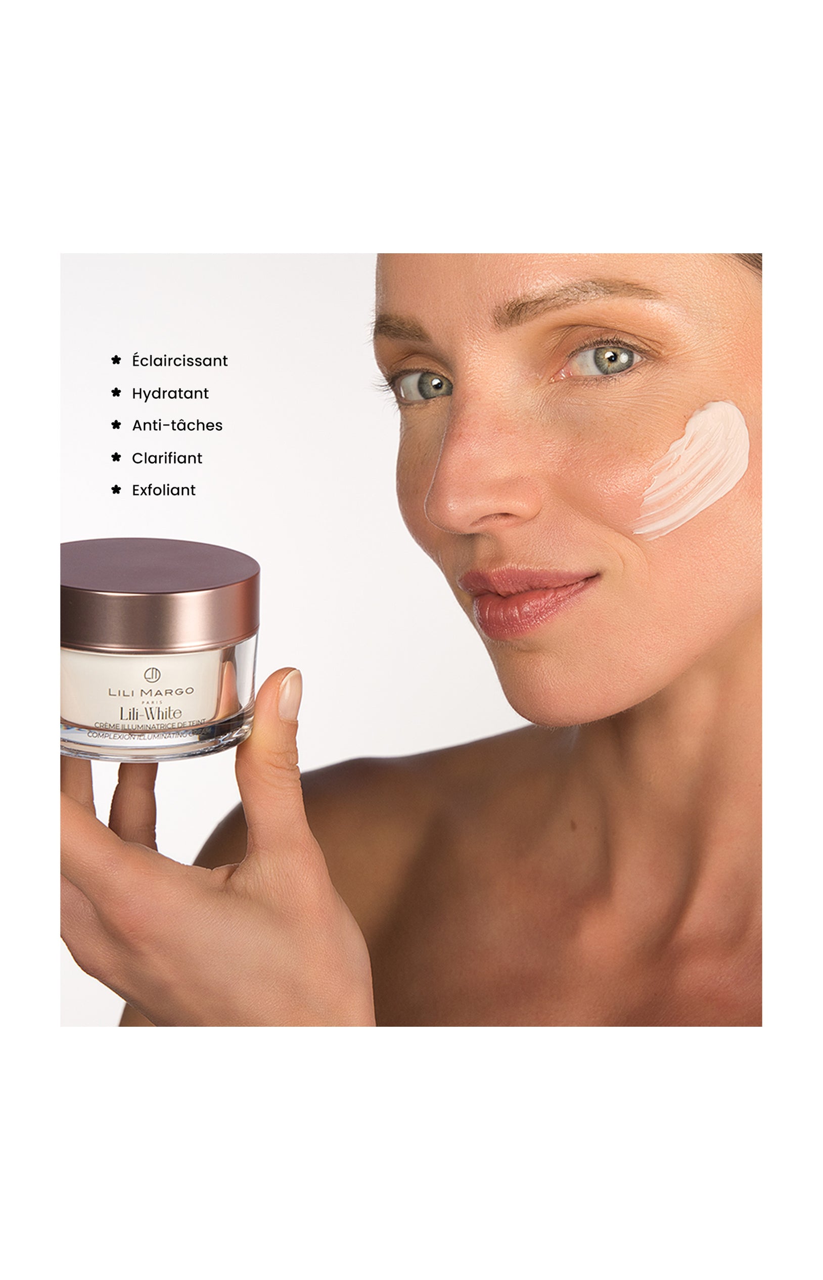 Crème illuminatrice de teint - Lili-White - Visage - 50 ml