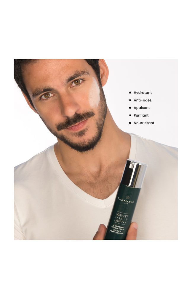 Mousse nettoyante - Gentleman - Homme - Visage - 120 ml