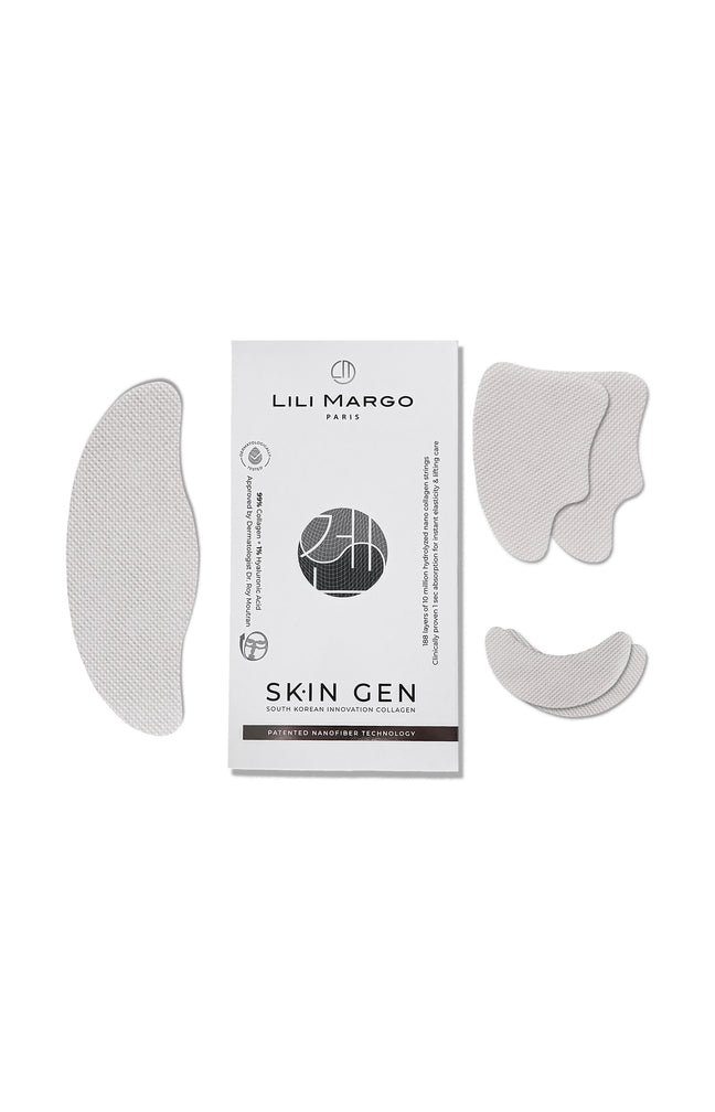 Masque nanofibre soluble - Collagène & acide hyaluronique - SK.IN GEN - Visage - 9 unités