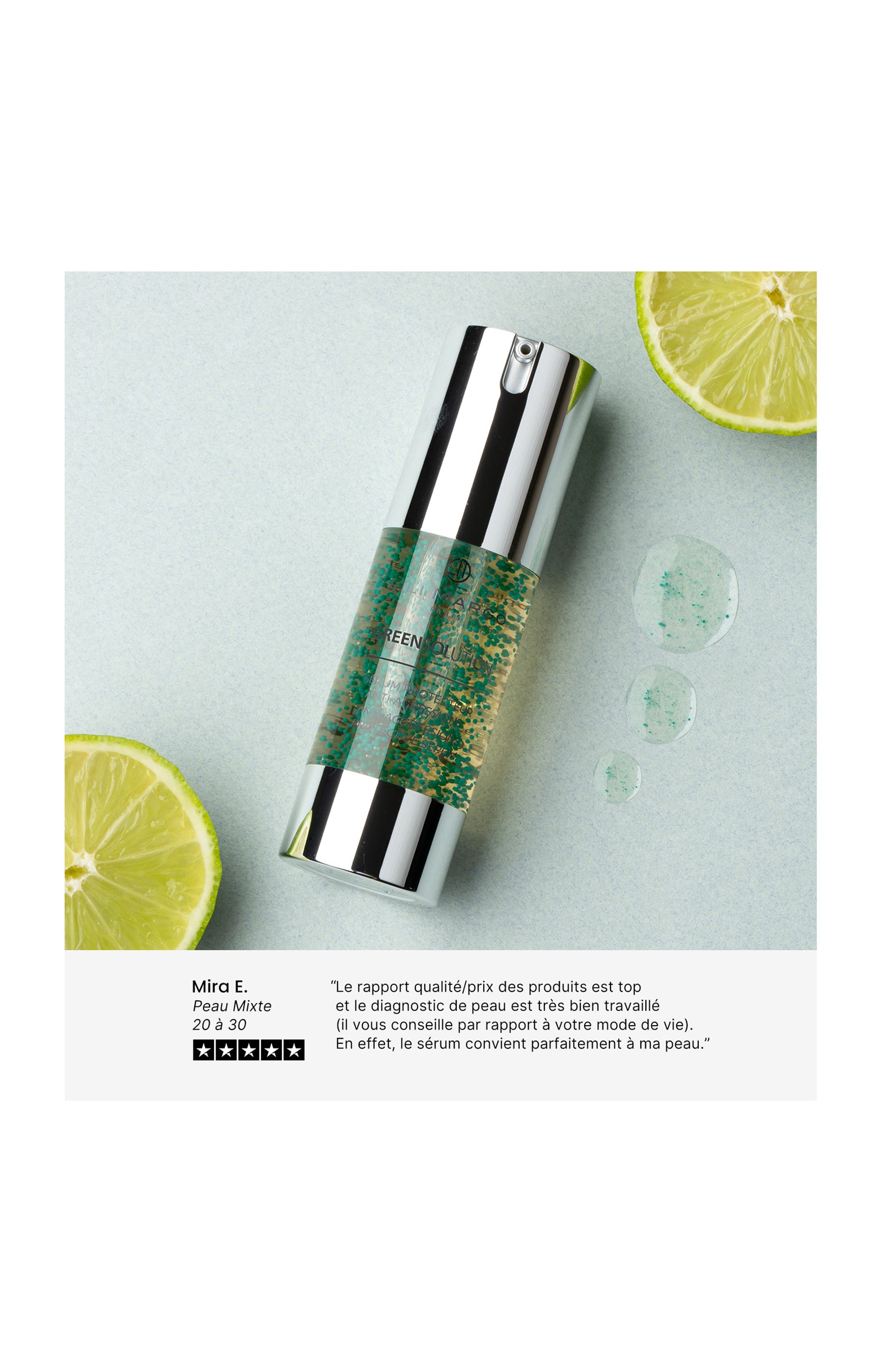 Sérum protecteur anti-agressions - Green Solution - Visage