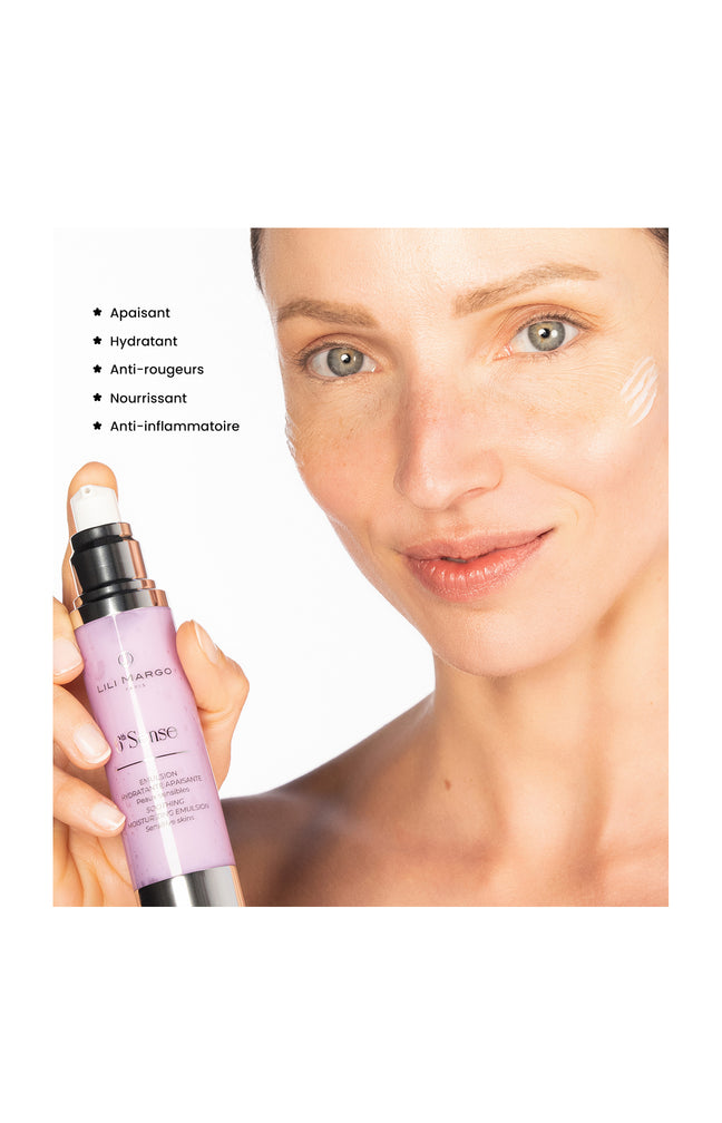 Emulsion hydratante apaisante - 6th Sense - Peaux sensibles - 50 ml