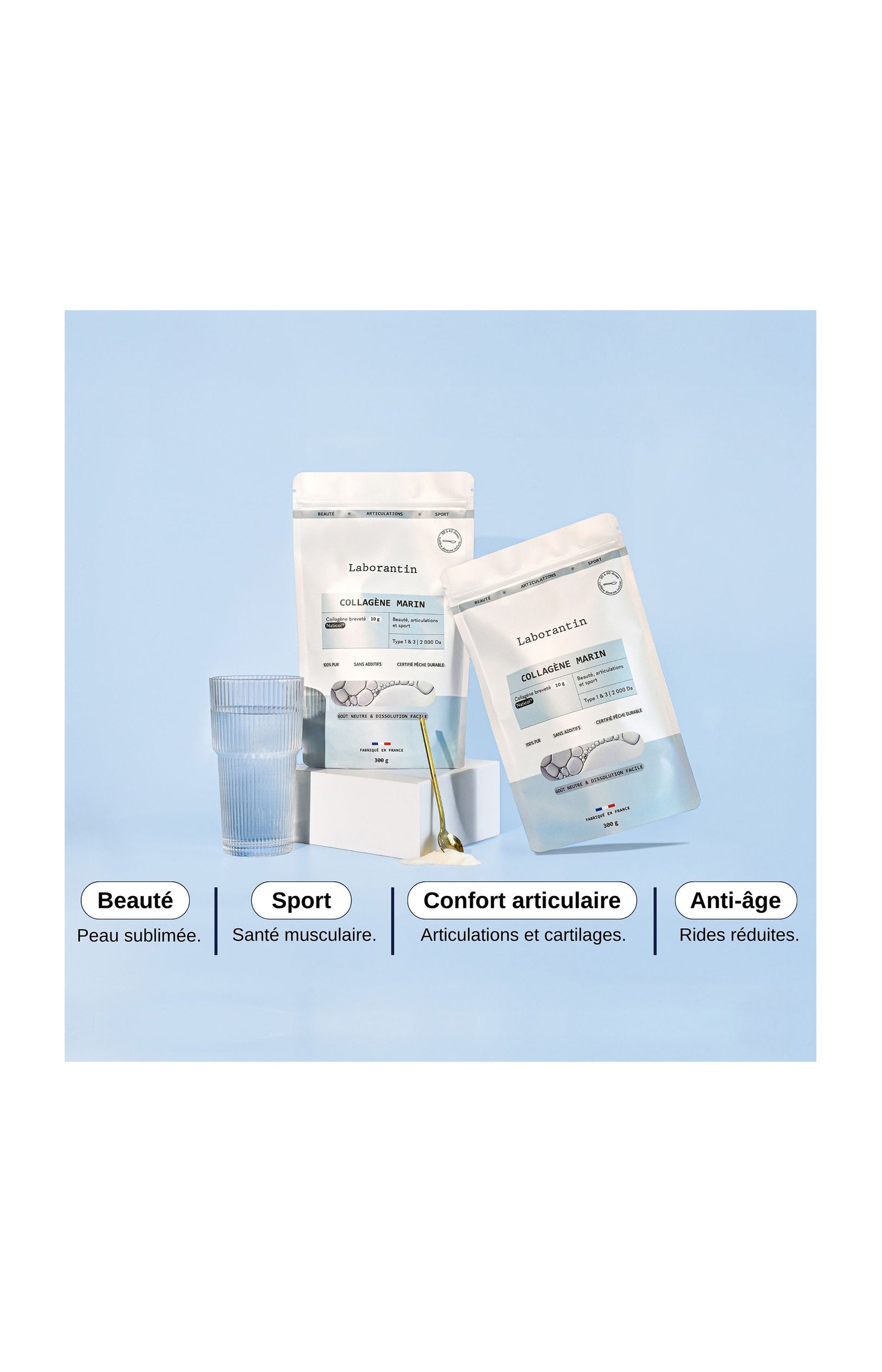 Collagène en poudre - Goût Neutre - 300 g