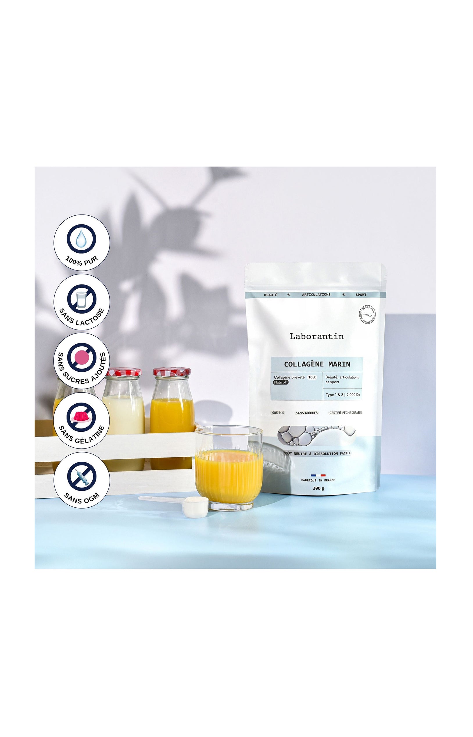 Collagène en poudre - Goût Neutre - 300 g