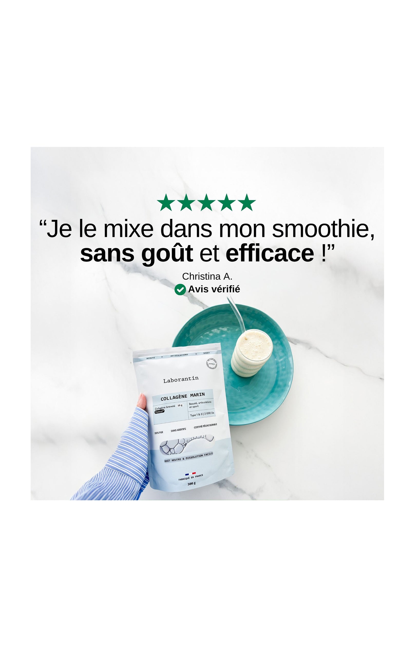 Collagène en poudre - Goût Neutre - 300 g