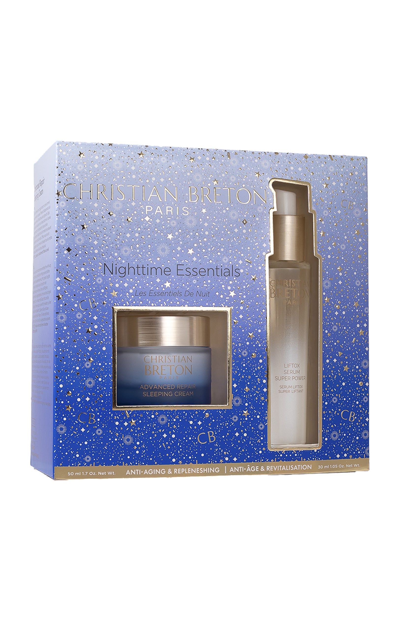 Coffret crème de nuit anti-âge & sérum liftant - Les essentiels de nuit - Visage - 2 produits