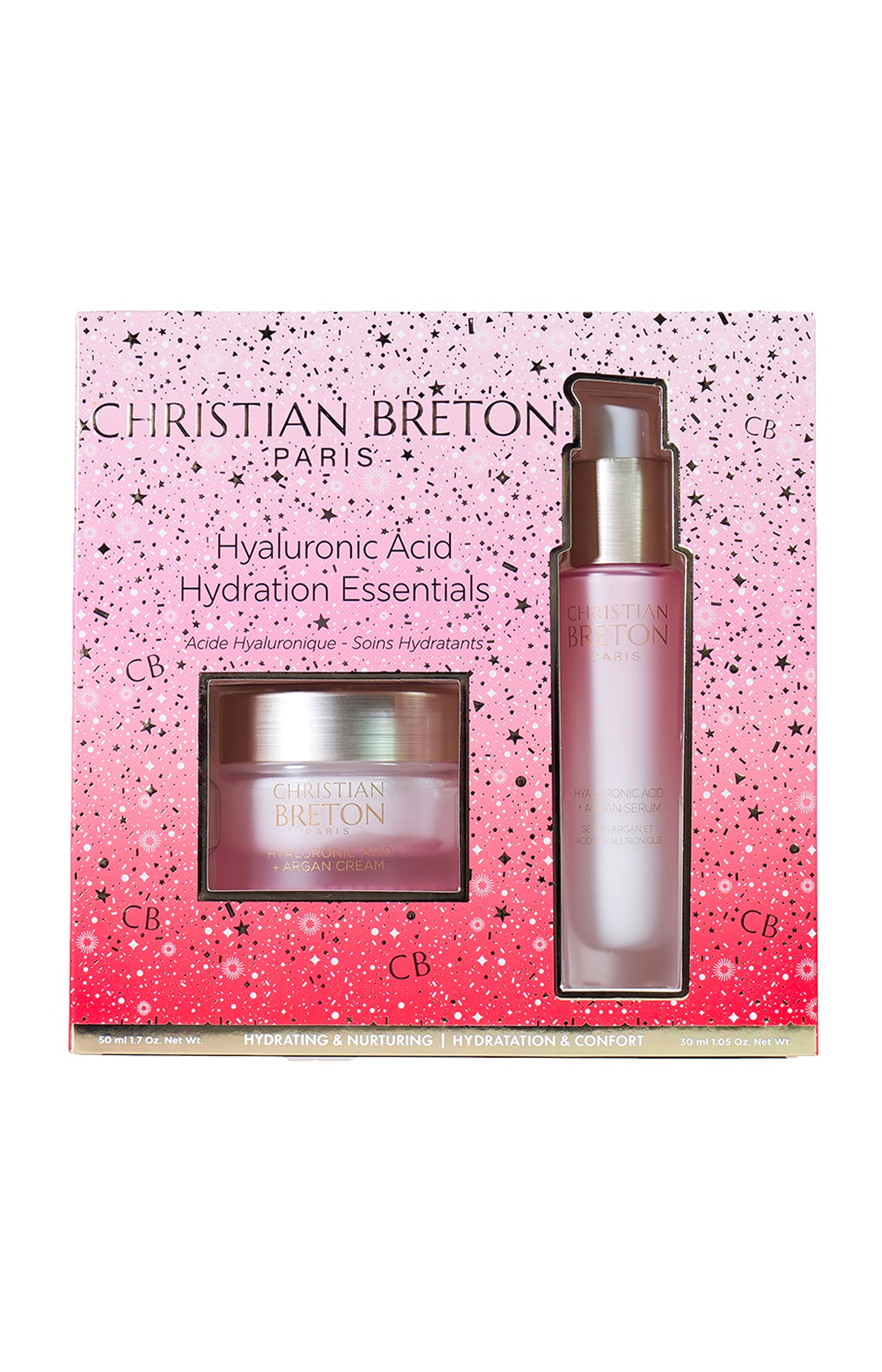 Coffret soins hydratation & confort - Acide hyaluronique - Visage - 2 produits