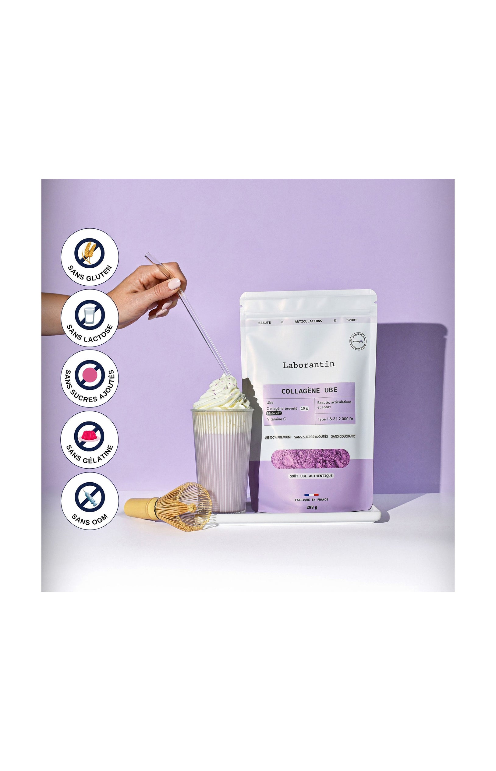 Collagène Ube en poudre - 288 g