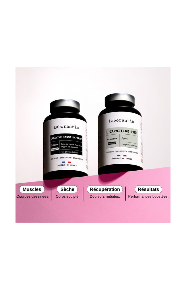 Pack Sport - Créatine & carnitine - 2 produits
