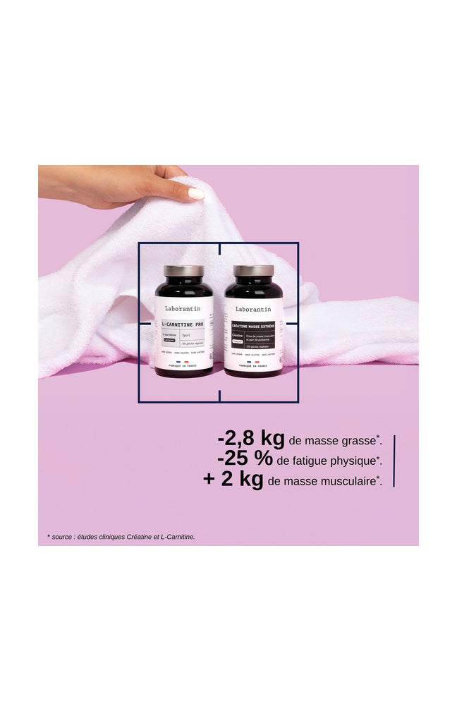 Pack Sport - Créatine & carnitine - 2 produits