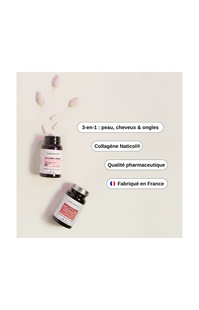 Pack beauté - Collagène, cheveux & ongles - 2 produits