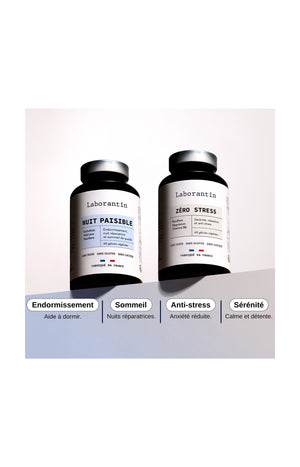 Pack sérénité - Nuit paisible & zéro stress - 2 produits