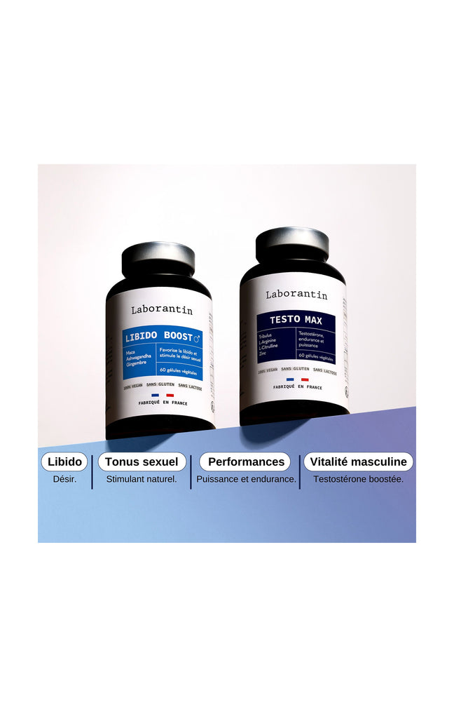 Pack performance - Testo max & libido boost - Homme