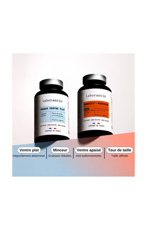 Pack ventre plat - Morosil minceur & probio - 2 produits