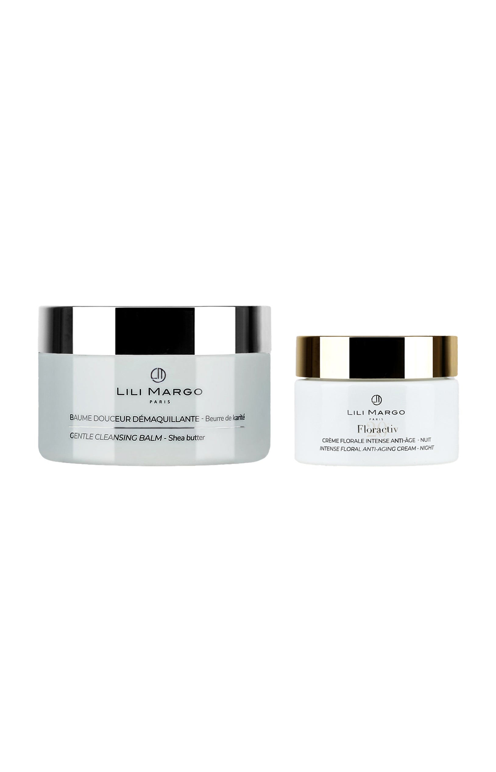Baume démaquillant & crème de nuit anti-âge - Visage