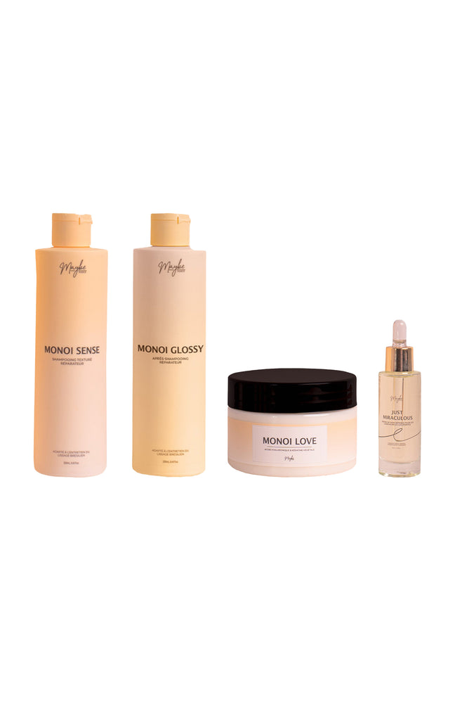 Routine de soins réparateurs - Monoï - 4 produits