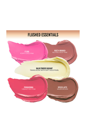 Kit teint & lèvres - Yummy Skin Flushed Essentials - 5 produits