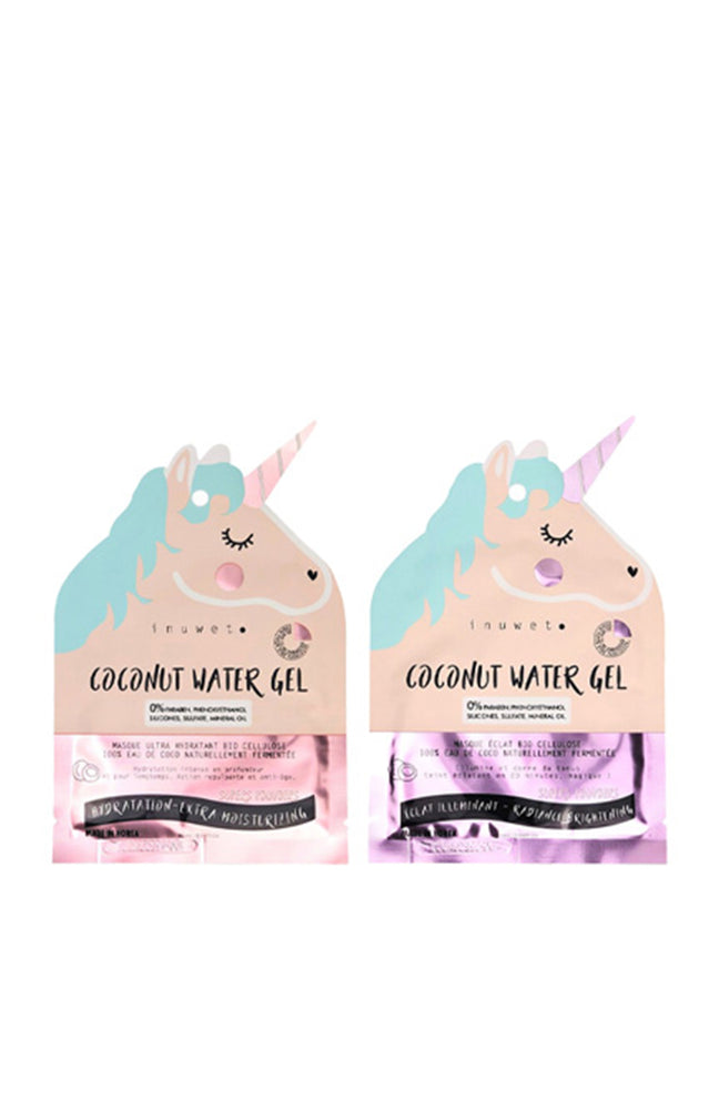 Duo masques éclat & hydratant - Eau de coco - 2 unités