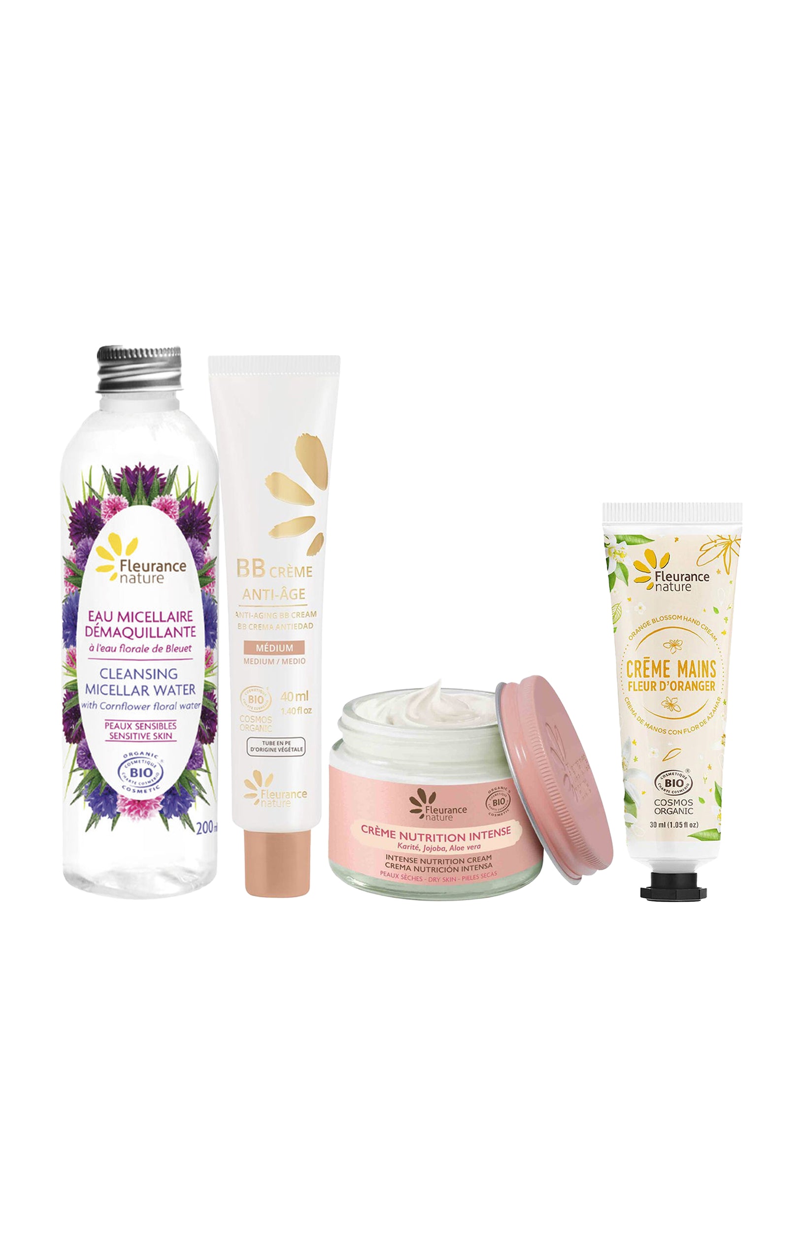 Routine peau nette - Eau micellaire, crème hydratante & BB Crème + 1 crème mains offerte