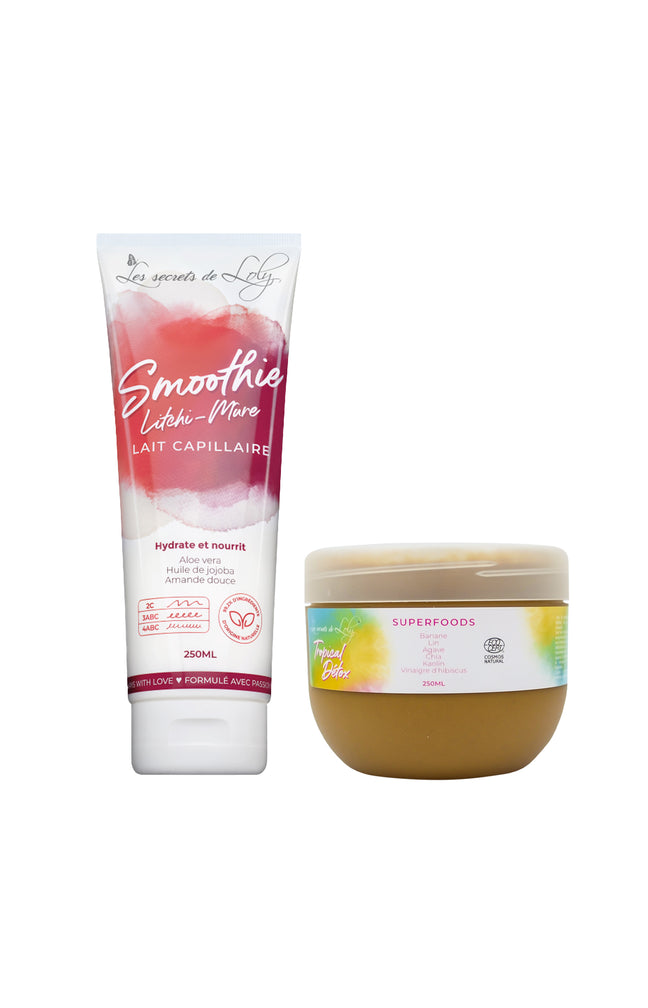 Duo détox - Litchi Mûre - 2 x 250 ml