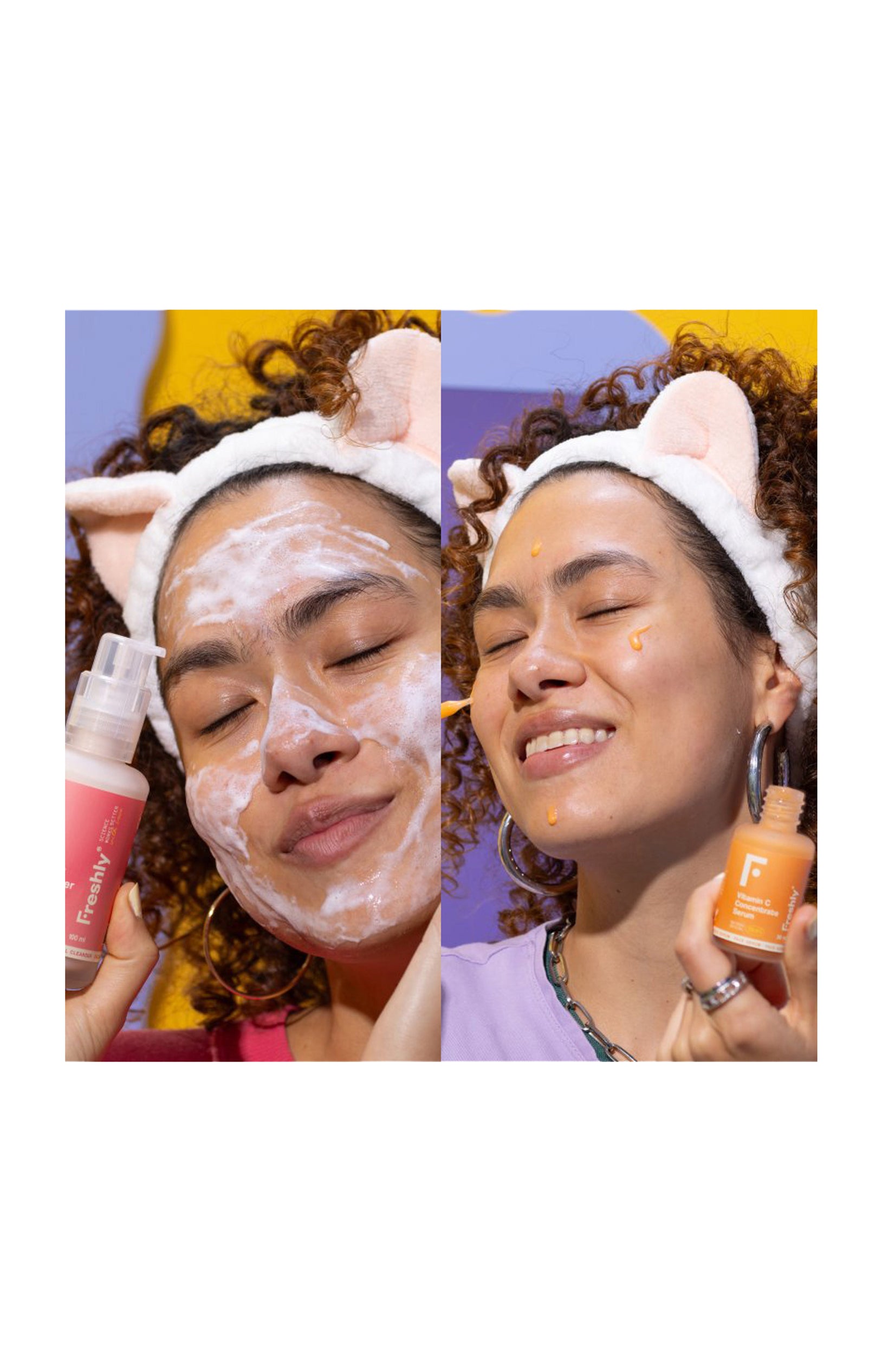 Sérum vitamine C & gel nettoyant - Visage - 2 produits