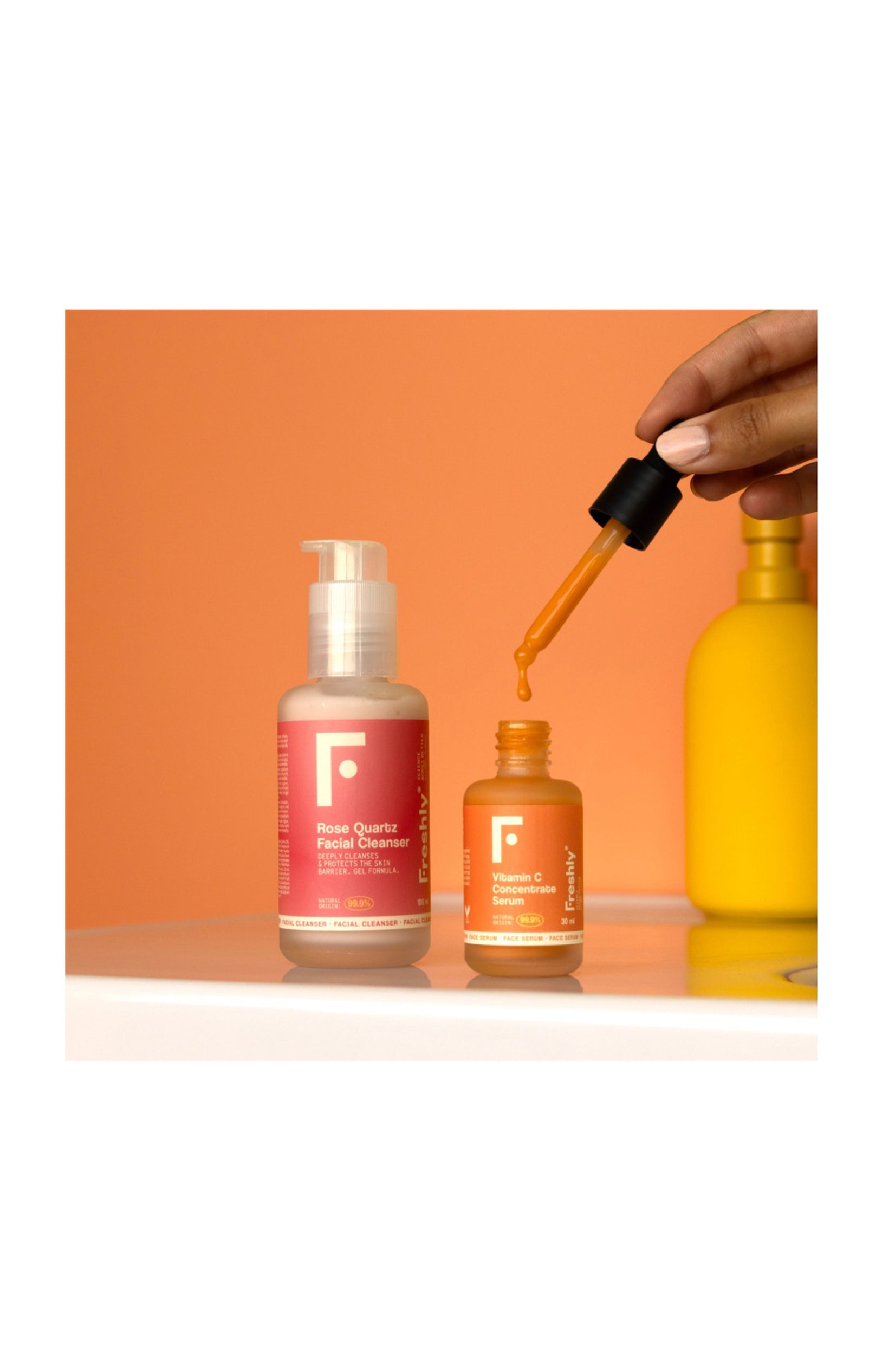 Sérum vitamine C & gel nettoyant - Visage - 2 produits