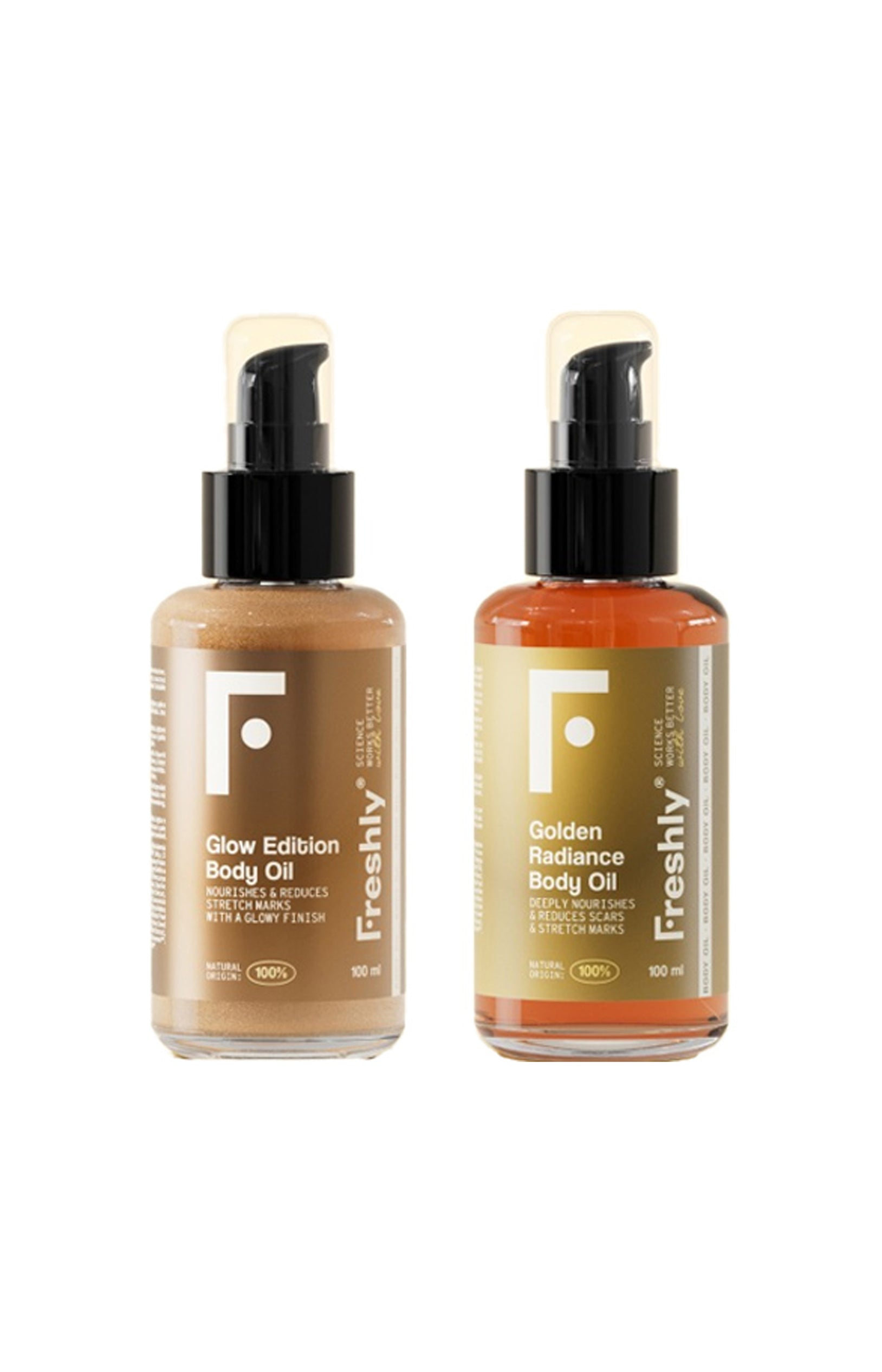 Huiles corporelle & illuminatrice - Corps - 2 x 100 ml