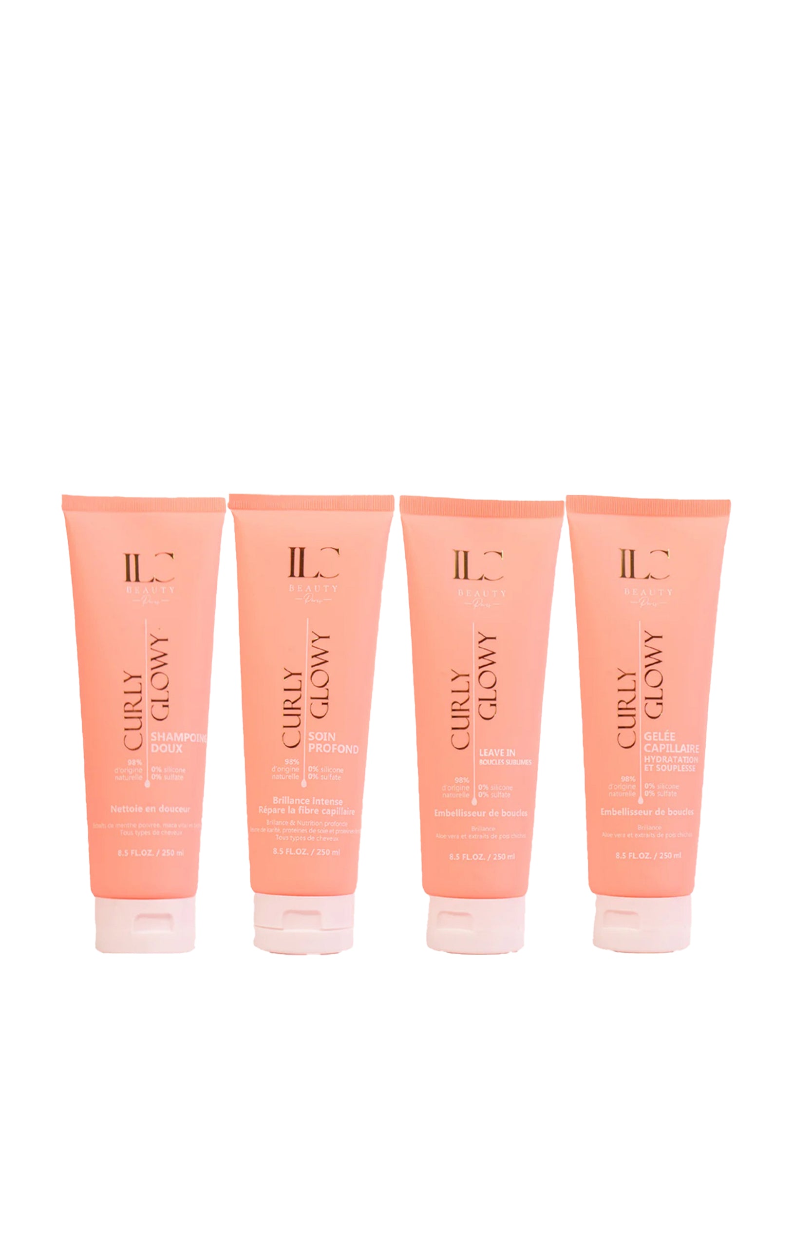 Routine complète - Pousse de cheveux & fortifiant -Cheveux multi texturés - 4 produits