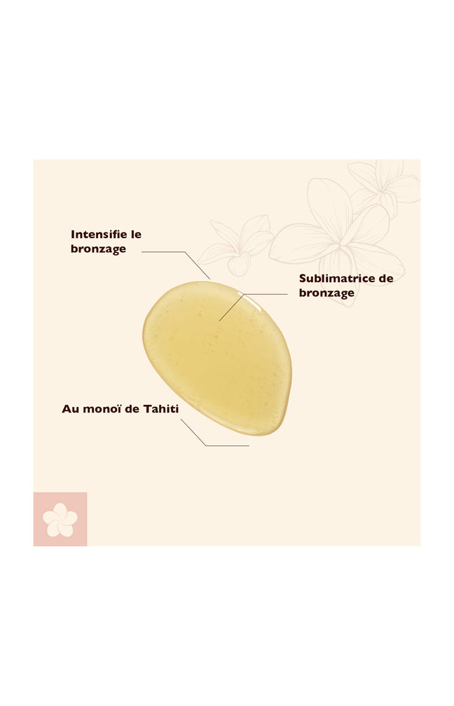 Huile sèche bronzante - Monoï de Tahiti - Corps - 150 ml