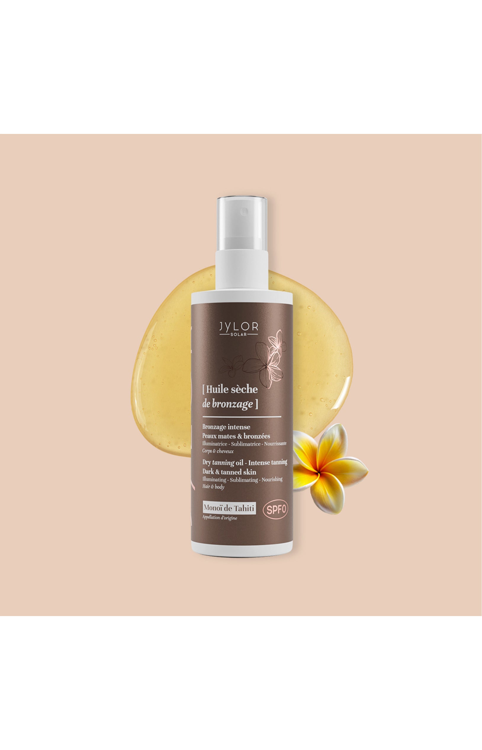 Huile sèche bronzante - Monoï de Tahiti - Corps - 150 ml