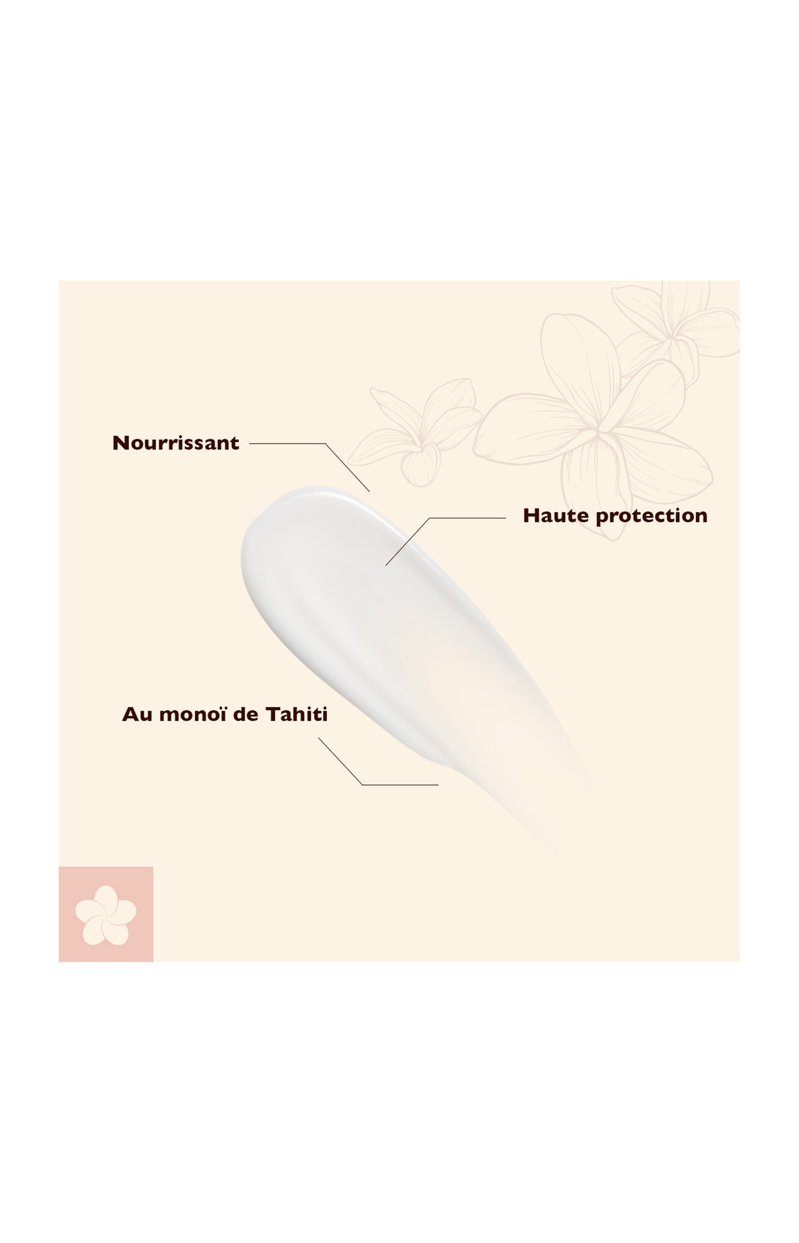 Lait solaire SPF50+ - Monoï de Tahiti - Corps - 150 ml