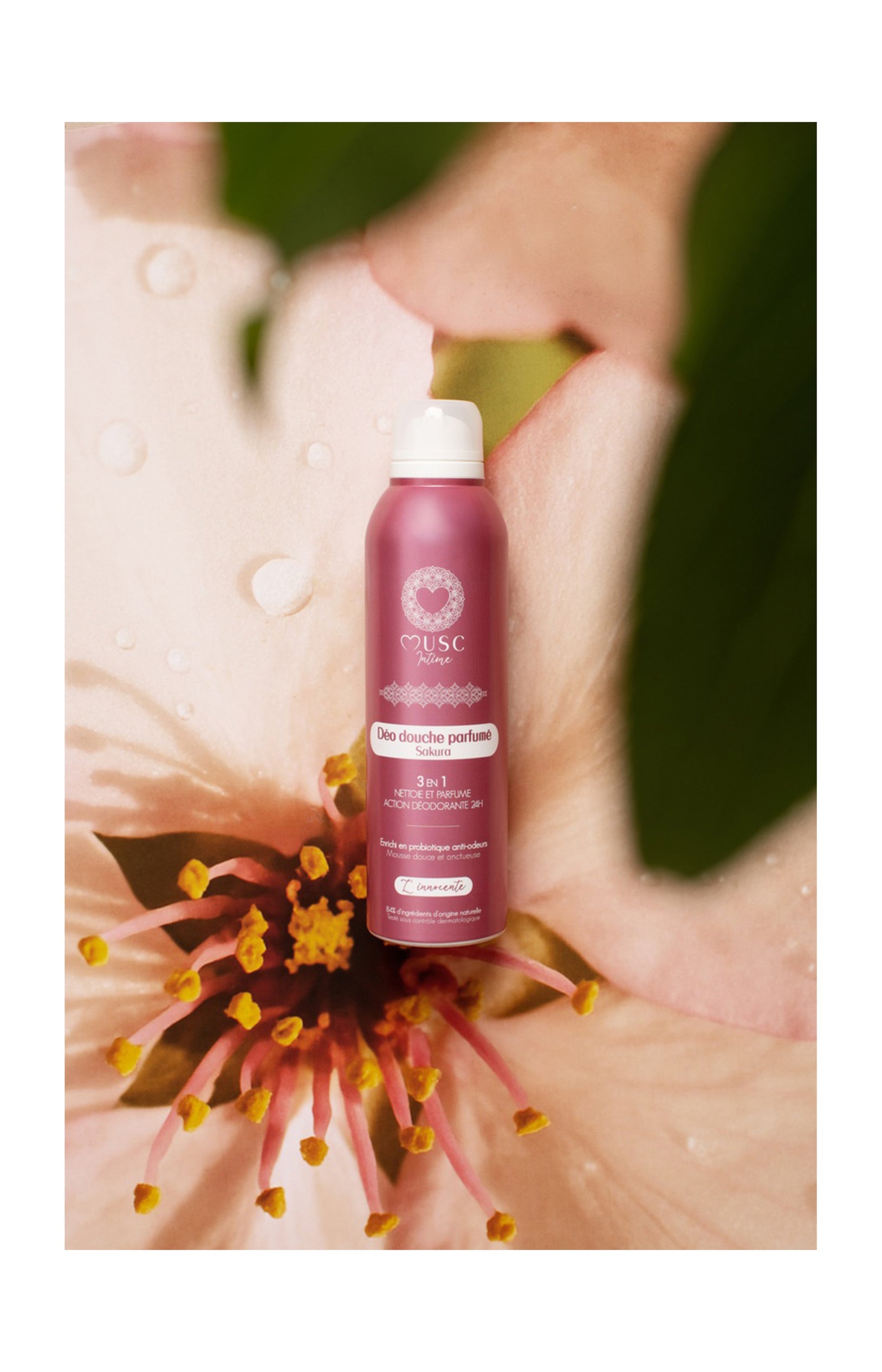 Mousse de douche - L’Innocente - Fleur de Sakura - 200 ml