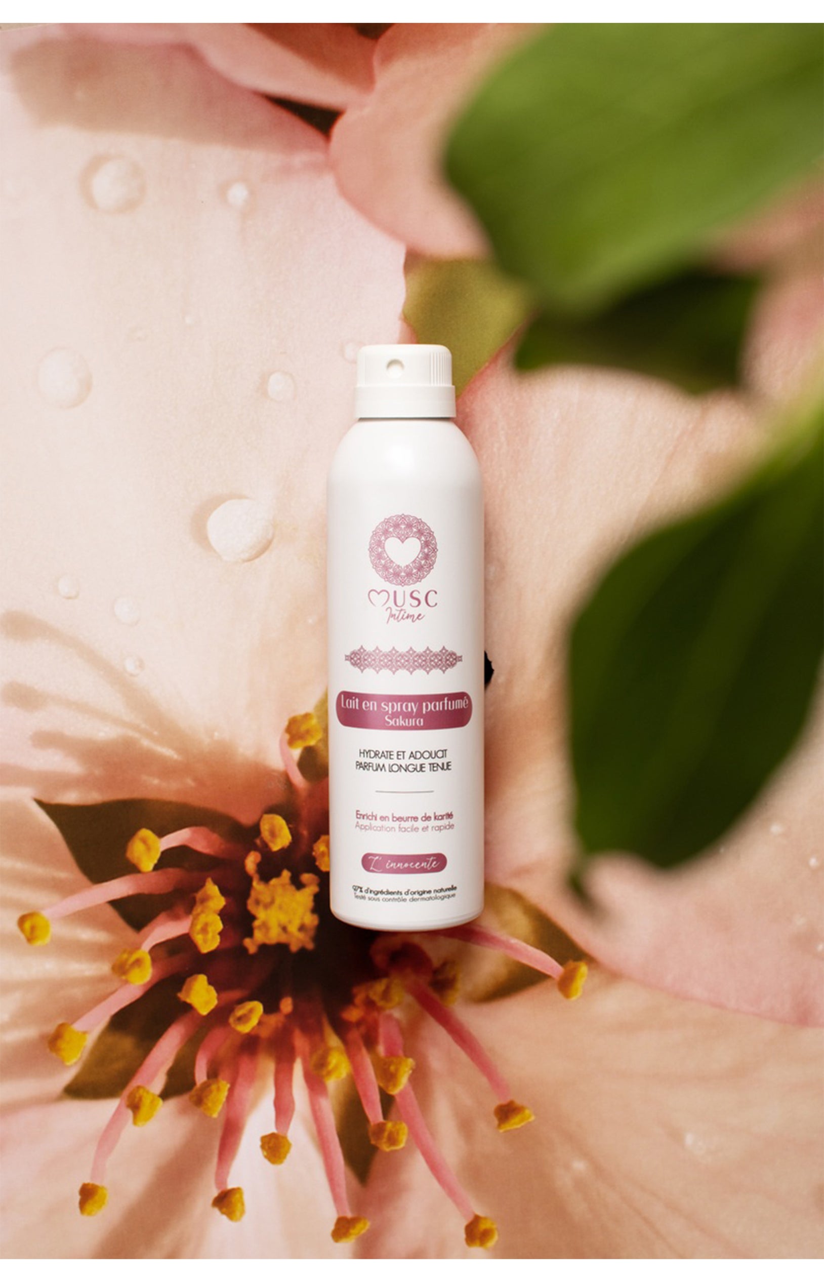 Lait corporel en spray - L’Innocente - Fleur de Sakura - 200 ml